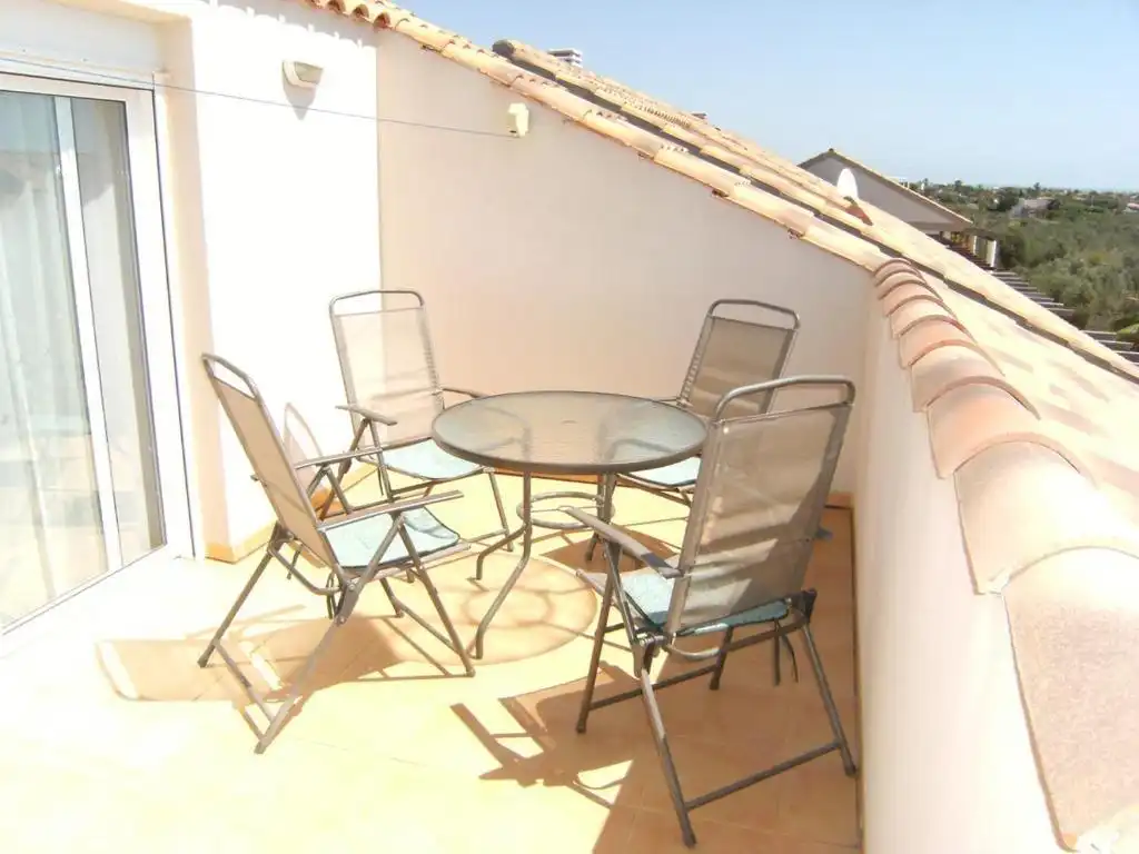 Terraza de Apartamento de alquiler en Vinaròs con Calefacción, Terraza y Amueblado