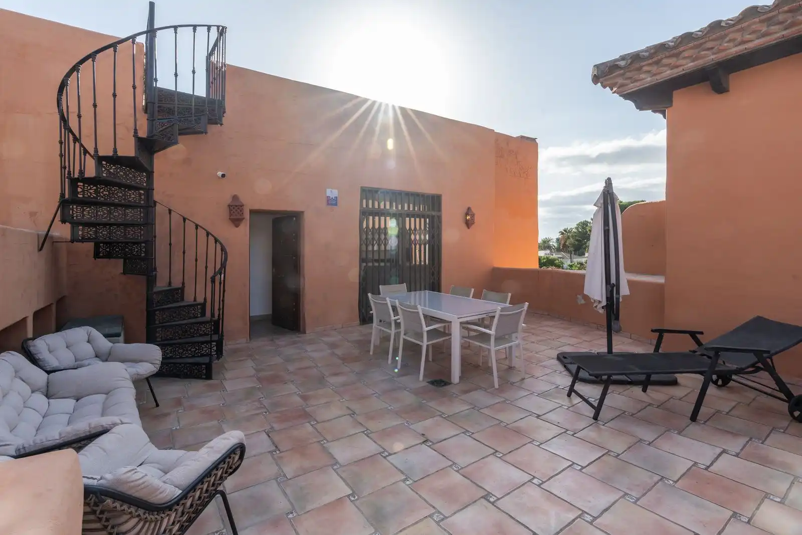 Terraza de Ático en venta en Estepona con Aire acondicionado, Terraza y Amueblado