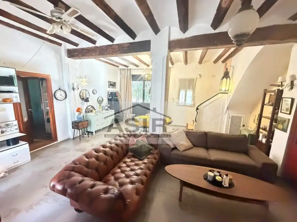 Sala de estar de Casa o chalet en venta en Alzira con Terraza y Piscina