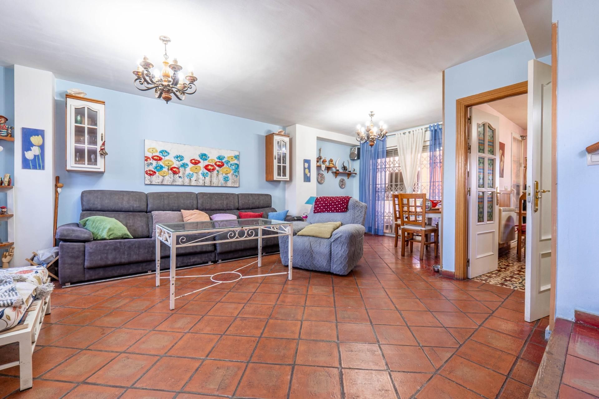 Living room of Single-family semi-detached for sale in Ogíjares  with Air Conditioner, Heating and Terrace