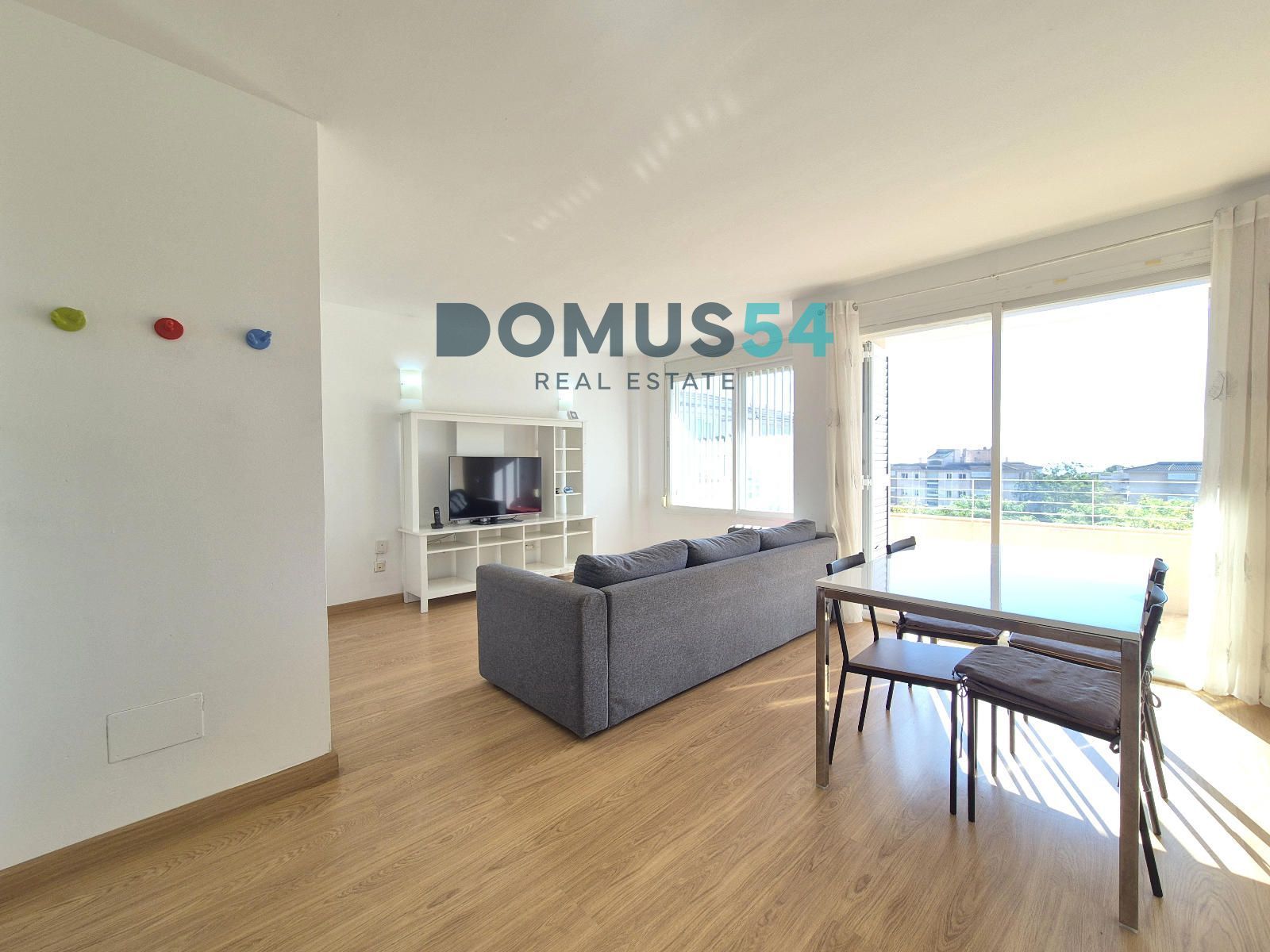 Sala d'estar de Apartament en venda en Calvià amb Aire condicionat, Parquet i Terrassa