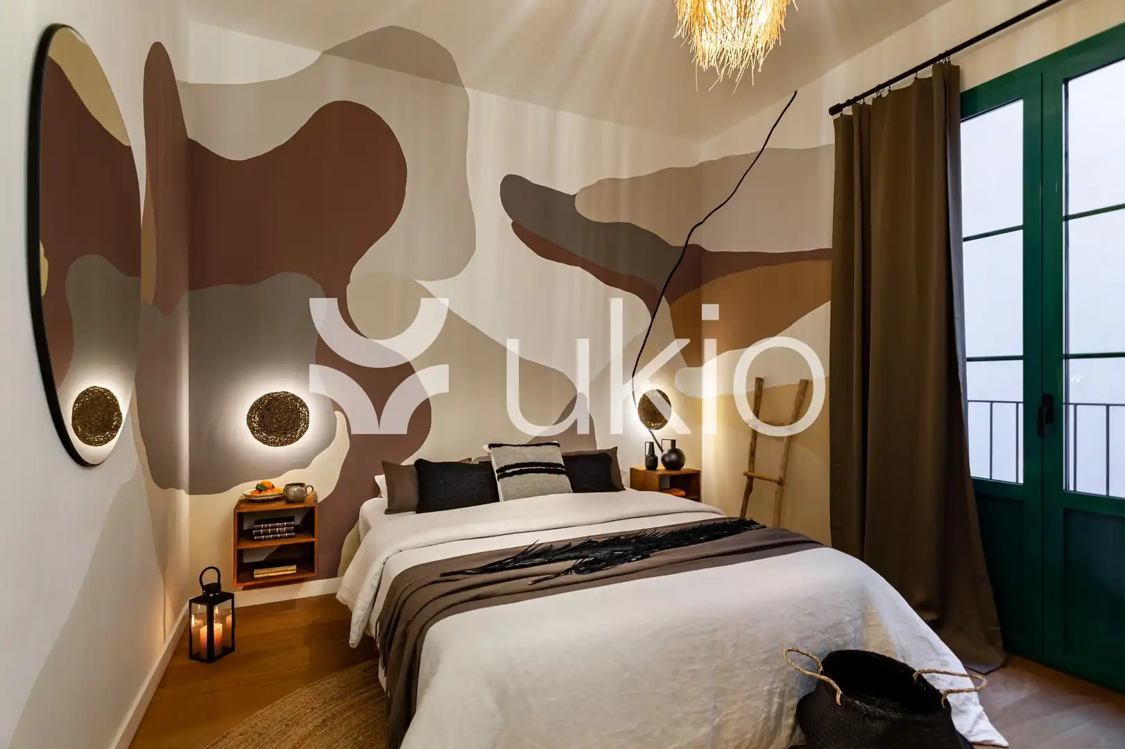 Habitación de Apartamento de alquiler en Barcelona con Aire acondicionado, Calefacción y Amueblado