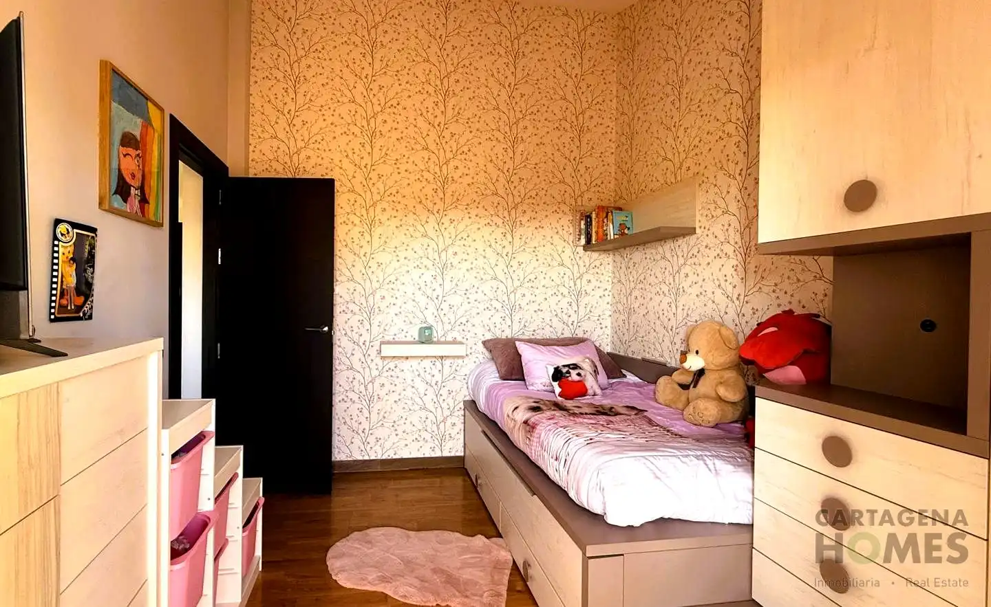 Habitación de Casa adosada en venta en Cartagena con Aire acondicionado, Jardín privado y Parquet