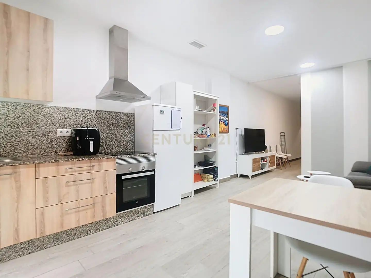 Cocina de Apartamento en venta en Málaga con Aire acondicionado, Horno y Lavadora