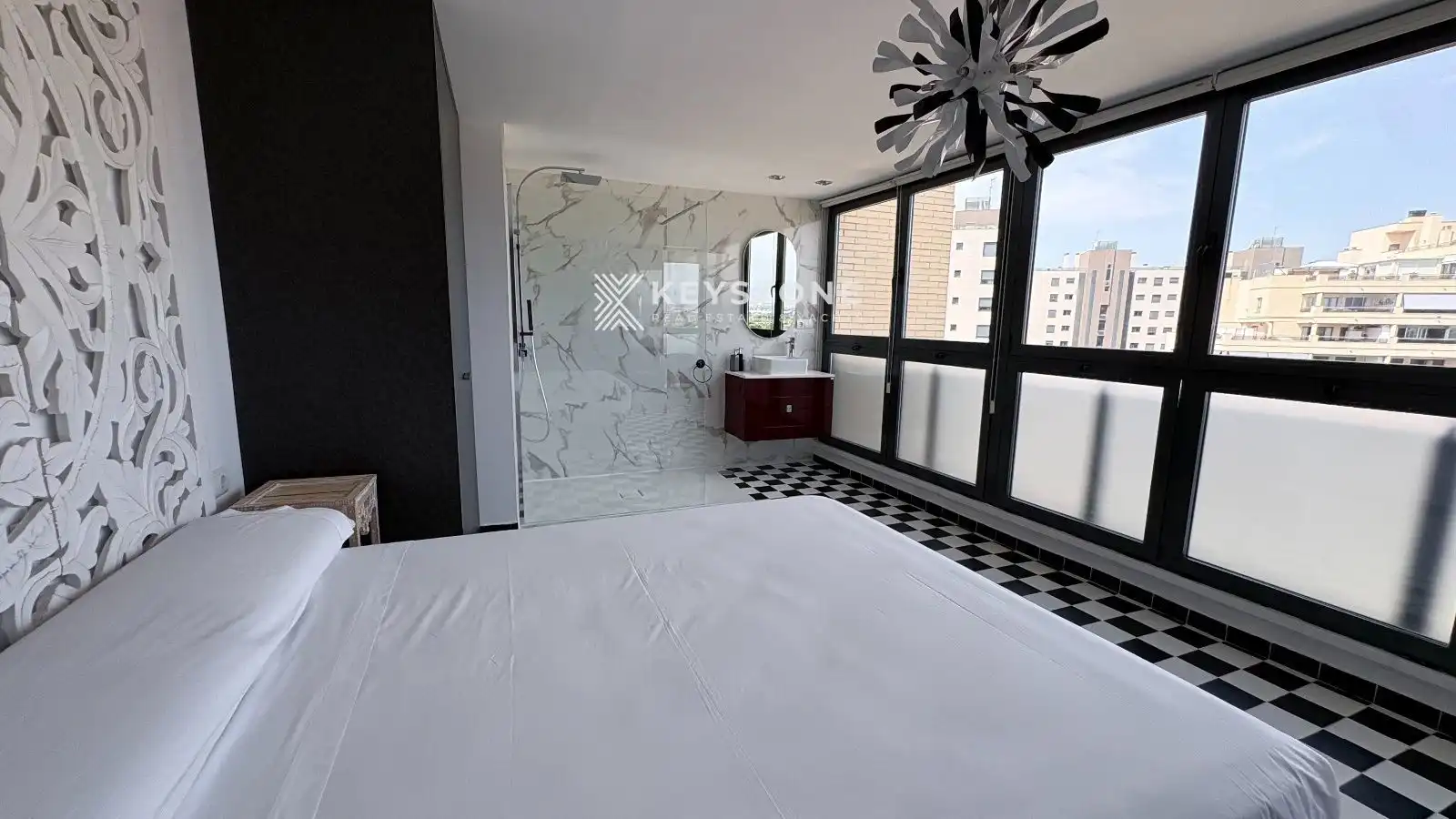 Habitación de Ático de alquiler en Alicante / Alacant con Aire acondicionado, Calefacción y Terraza