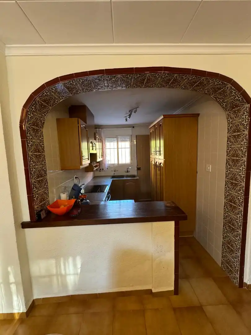 Cocina de Casa o chalet en venta en Vilallonga / Villalonga con Aire acondicionado, Jardín privado y Terraza