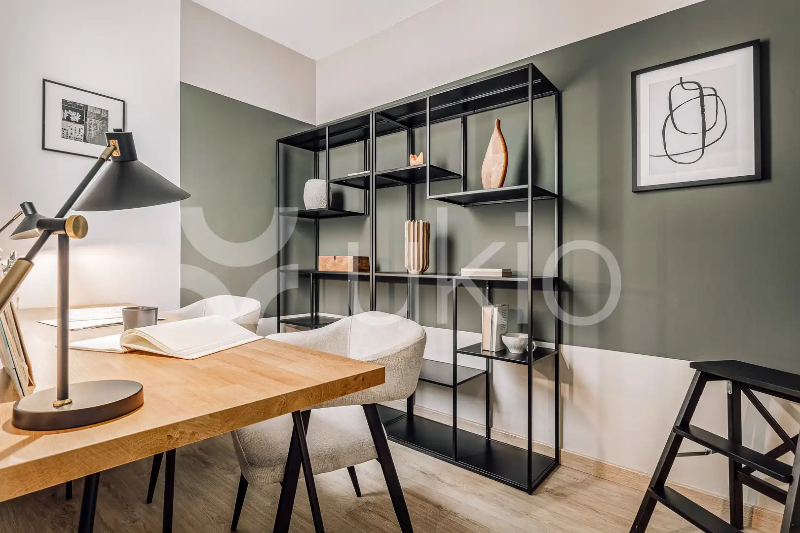 Sala d'estar de Apartament de lloguer en Madrid amb Aire condicionat, Calefacció i Moblat