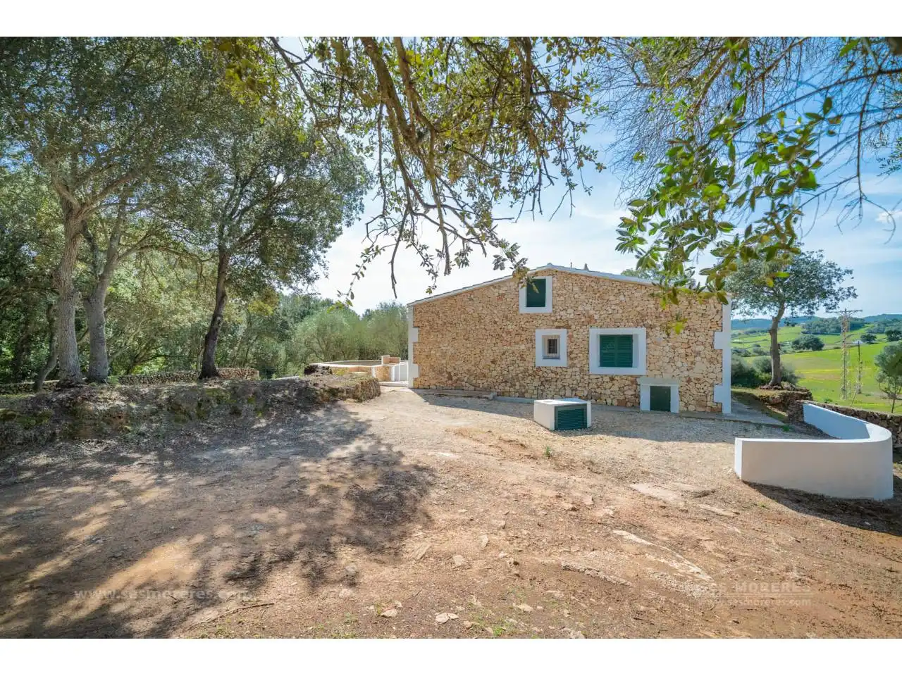 Vista exterior de Finca rústica en venda en Es Mercadal amb Jardí privat i Terrassa