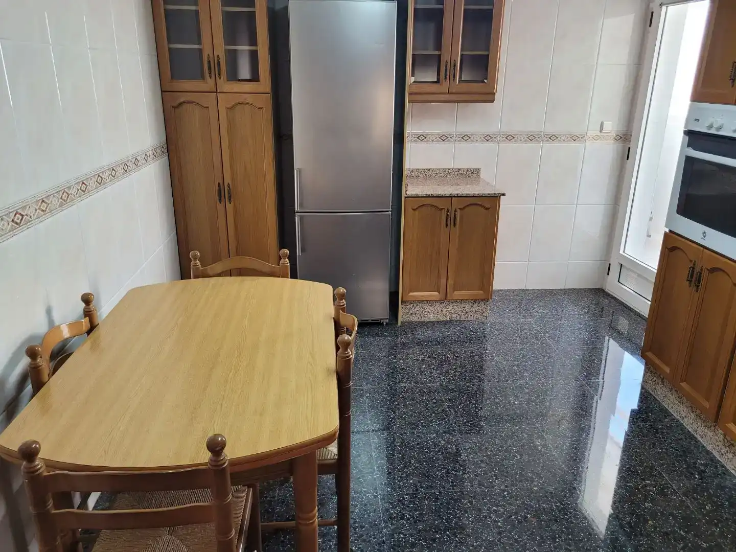 Kitchen of Flat for rent in Aspe  with Air Conditioner and Balcony