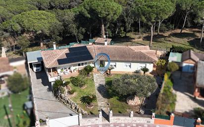 Exterior view of House or chalet for sale in Santa Cristina d'Aro  with Air Conditioner, Heating and Private garden