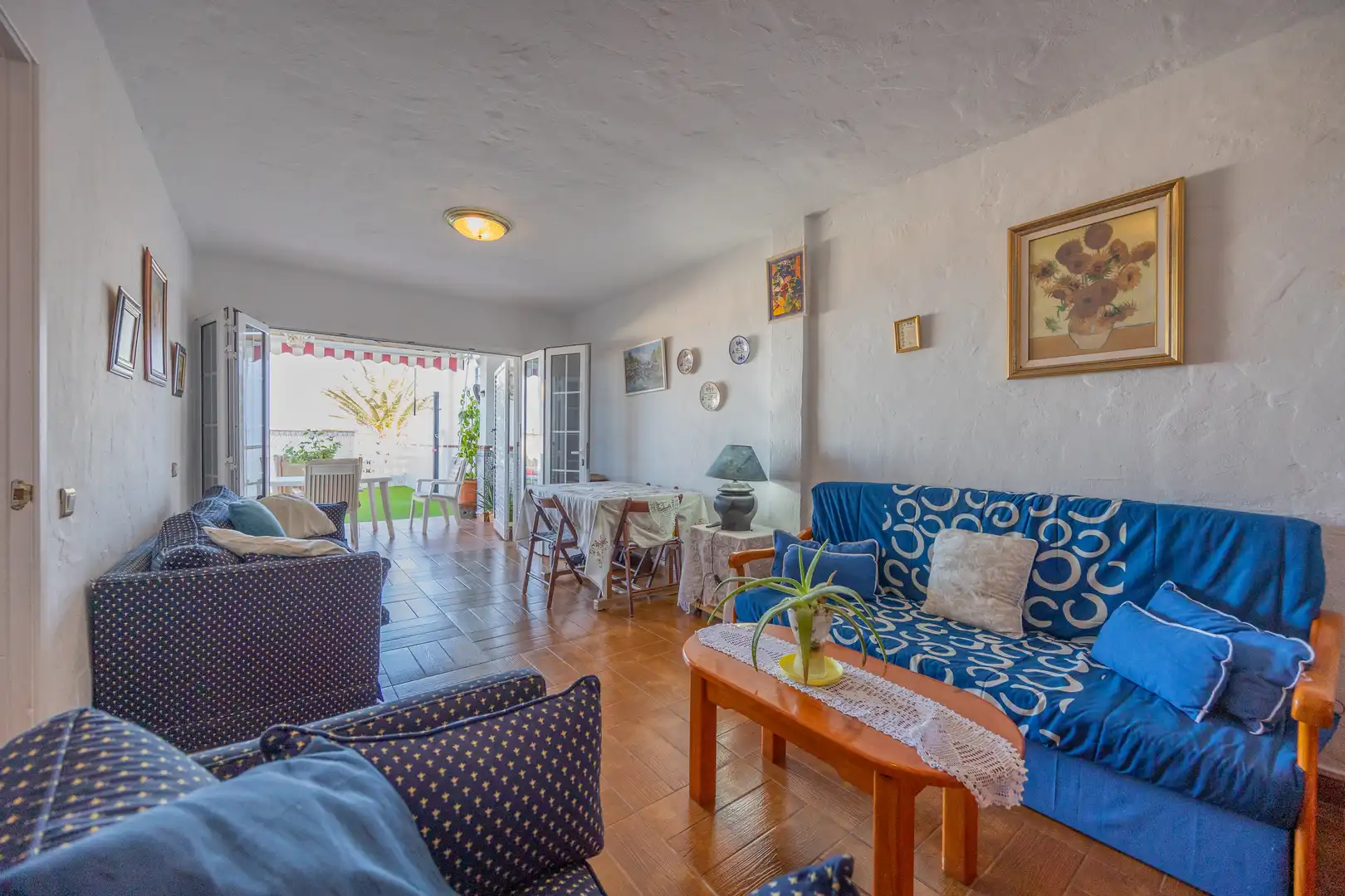 Living room of Houses for rent in Mogán  with Private garden, Terrace and Swimming Pool