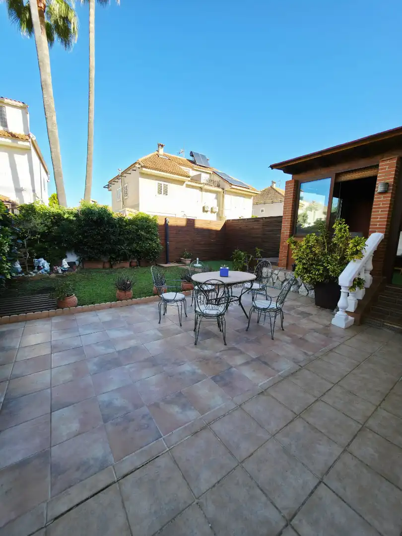 Terrassa de Casa o xalet en venda en Picanya amb Aire condicionat, Jardí privat i Terrassa