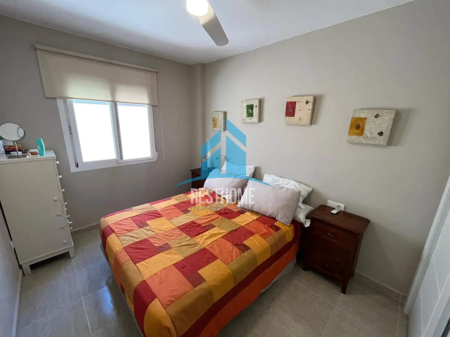 Schlafzimmer von Wohnungen zum Verkauf in Cullera mit Klimaanlage, Terrasse und Gemeinschaftspool