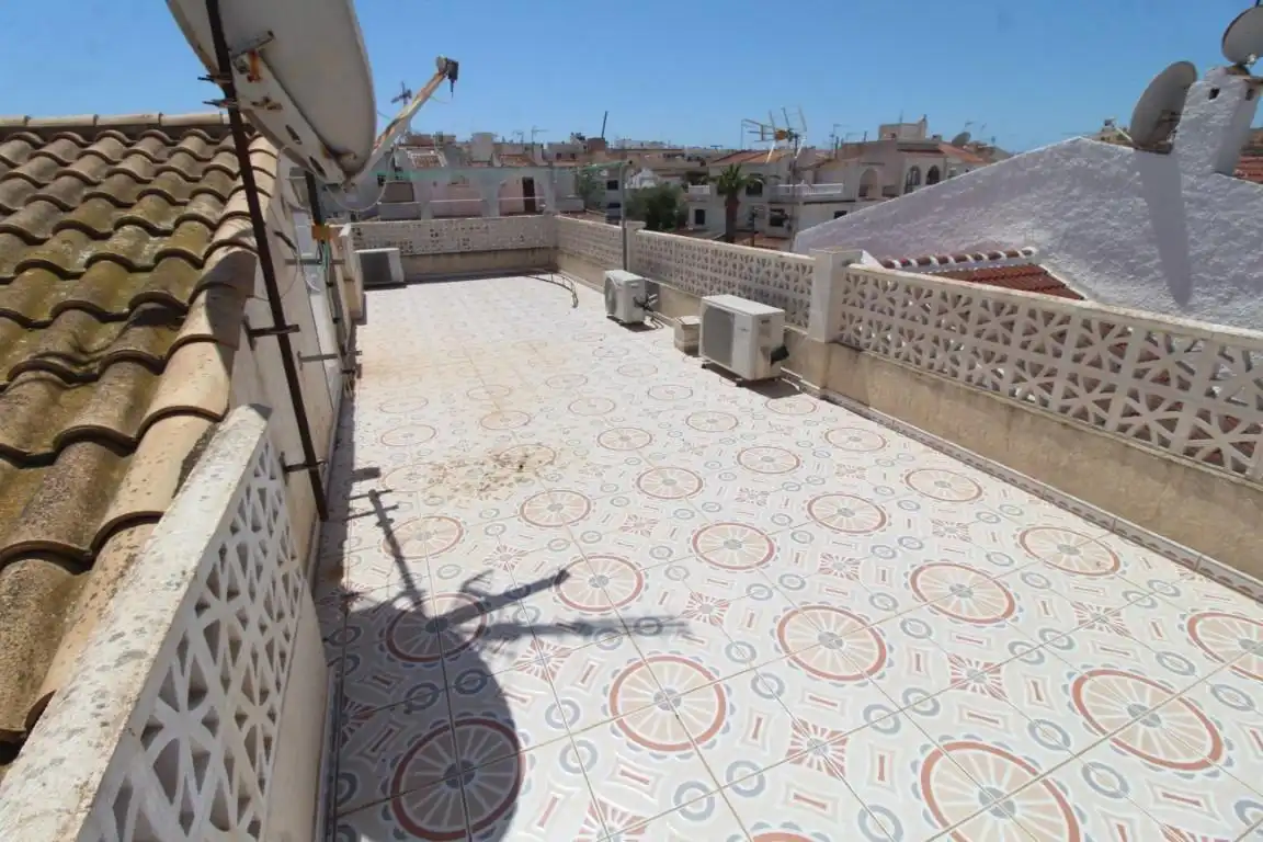 Terraza de Casa adosada en venta en Torrevieja con Aire acondicionado, Jardín privado y Terraza