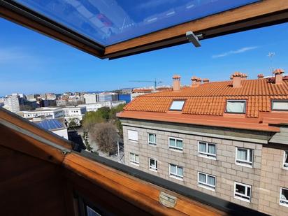 Exterior view of Apartment for sale in A Coruña Capital   with Heating, Parquet flooring and Storage room