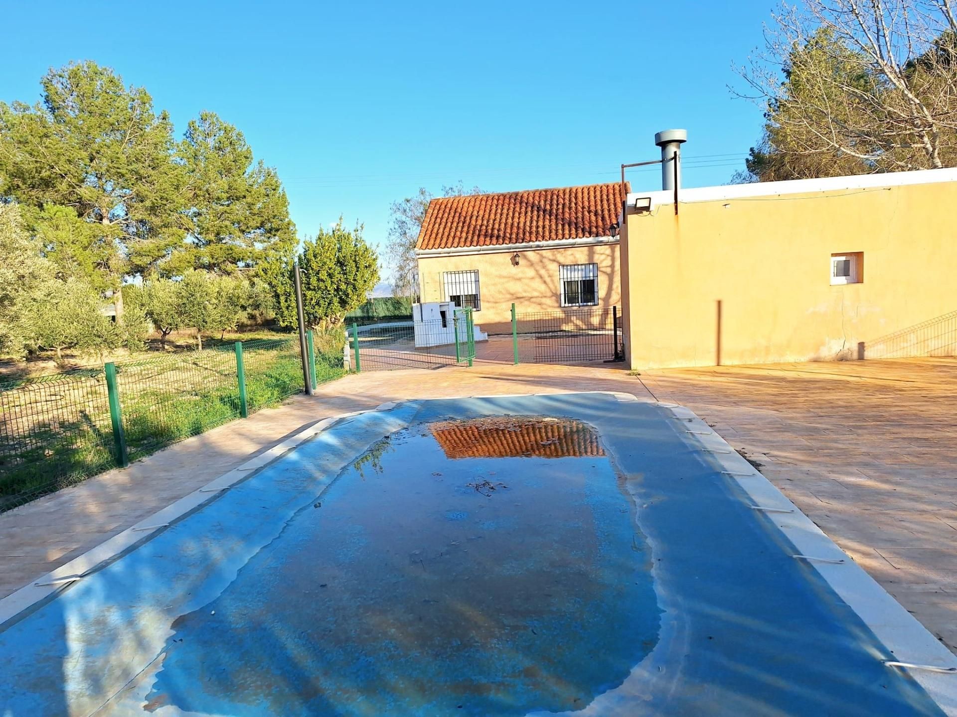 Piscina de Casa o xalet en venda en Caudete amb Aire condicionat, Terrassa i Piscina