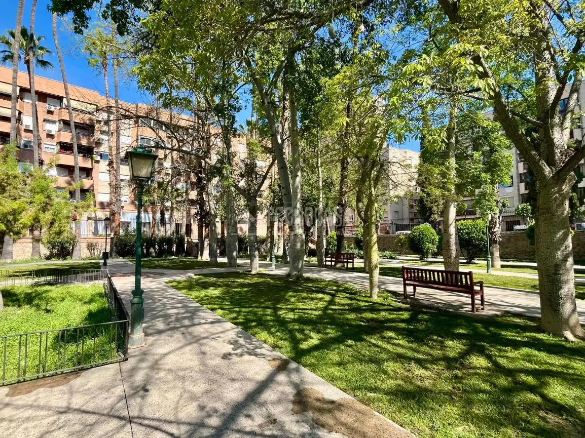 Vista exterior de Piso en venta en Murcia con Terraza