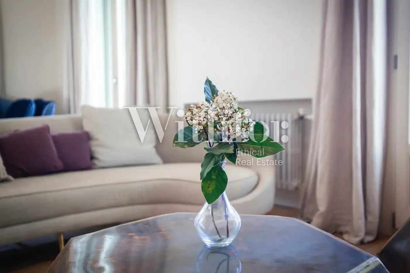 Living room of Houses for rent in Barcelona  with Air Conditioner, Heating and Private garden