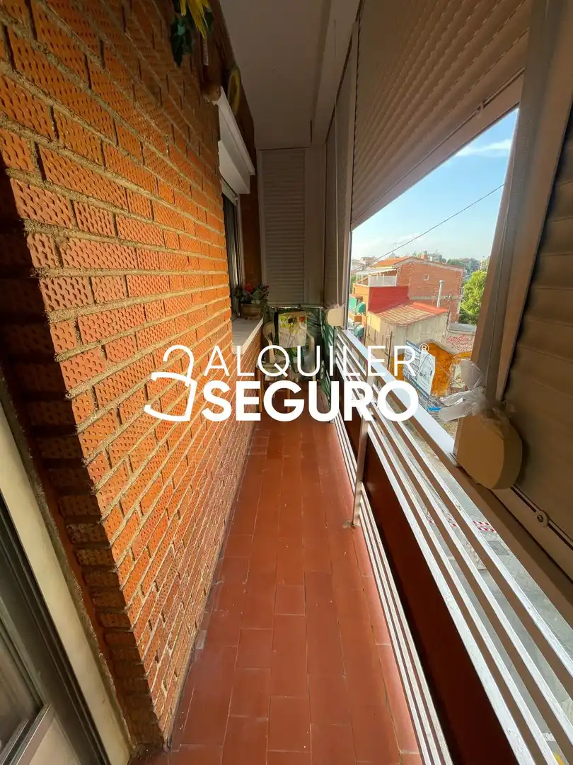Balcony of Flat for rent in Madrid  with Terrace and Furnished