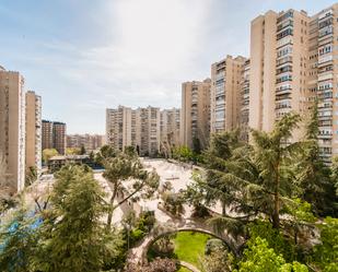 Exterior view of Flat to rent in  Madrid Capital  with Air Conditioner, Heating and Terrace