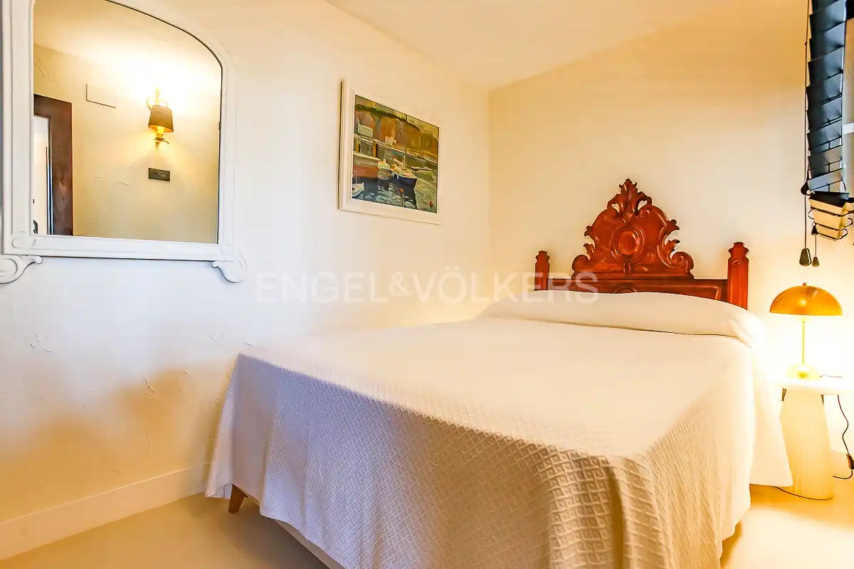 Schlafzimmer von Wohnung zur Miete in Sitges mit Klimaanlage, Heizung und Schwimmbad