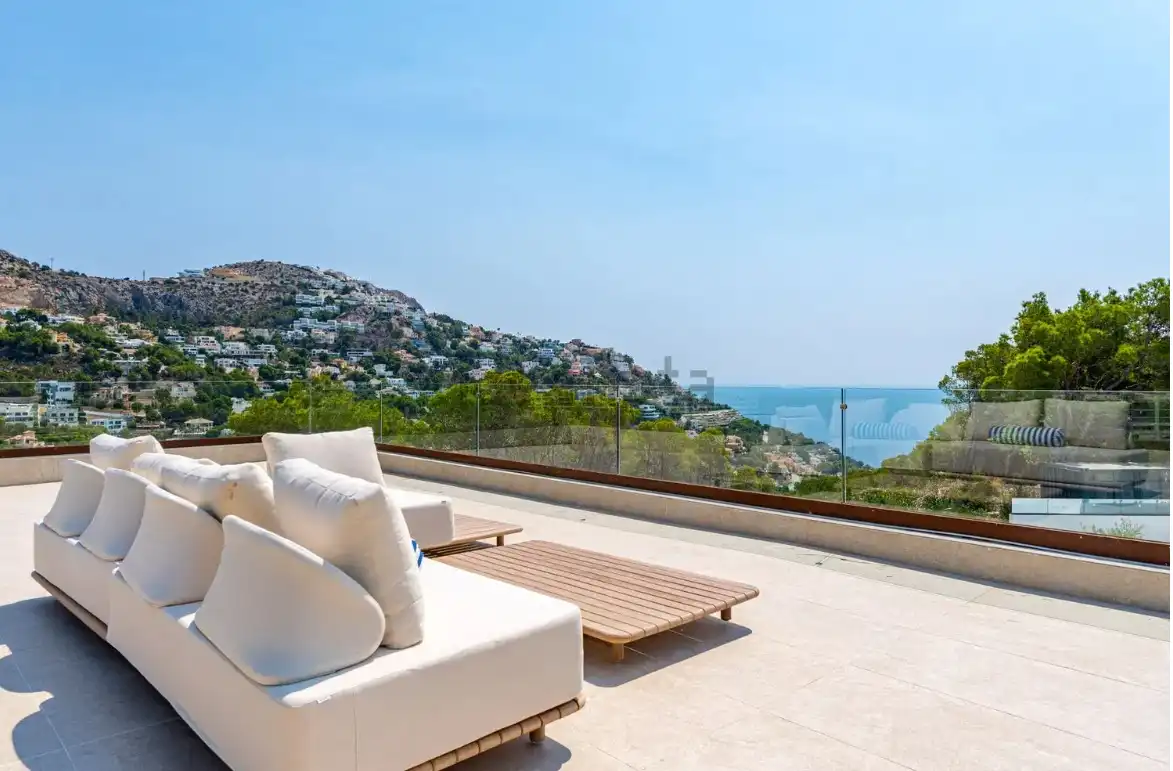 Terraza de Casa o chalet en venta en Altea con Aire acondicionado, Calefacción y Jardín privado