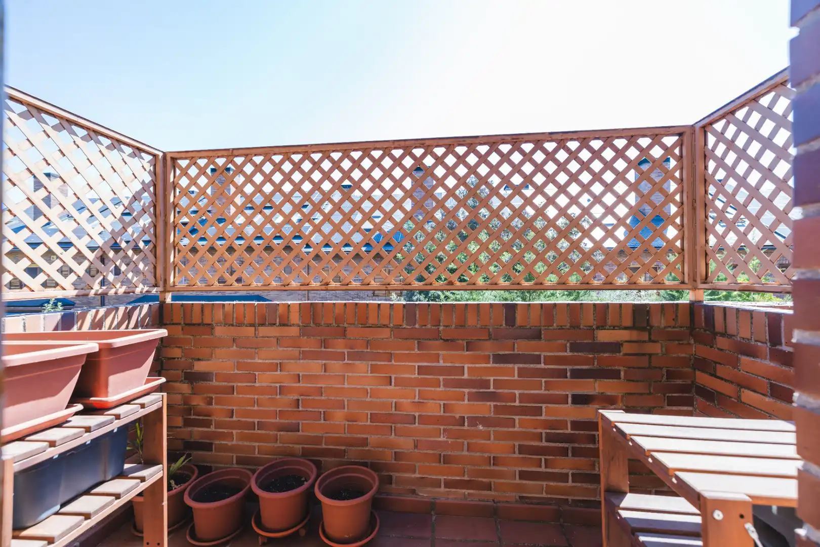 Terrasse von Wohnung zum Verkauf in Las Rozas de Madrid mit Klimaanlage, Heizung und Gemeinschaftspool