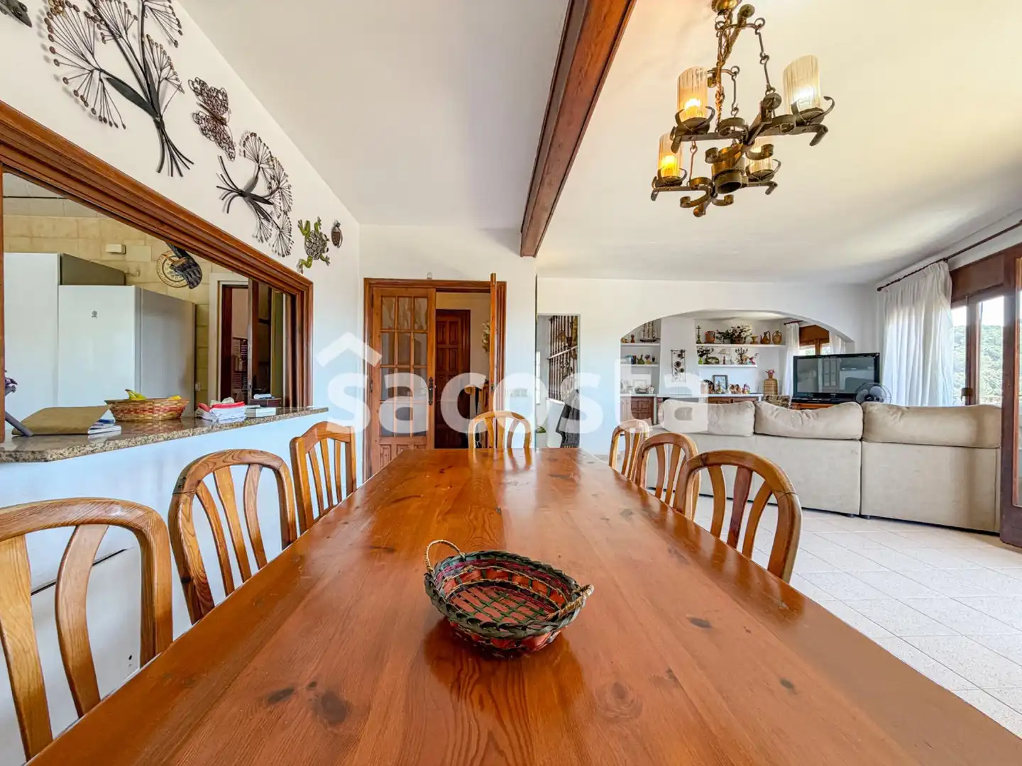 Comedor de Casa o chalet en venta en Lloret de Mar con Calefacción, Jardín privado y Trastero