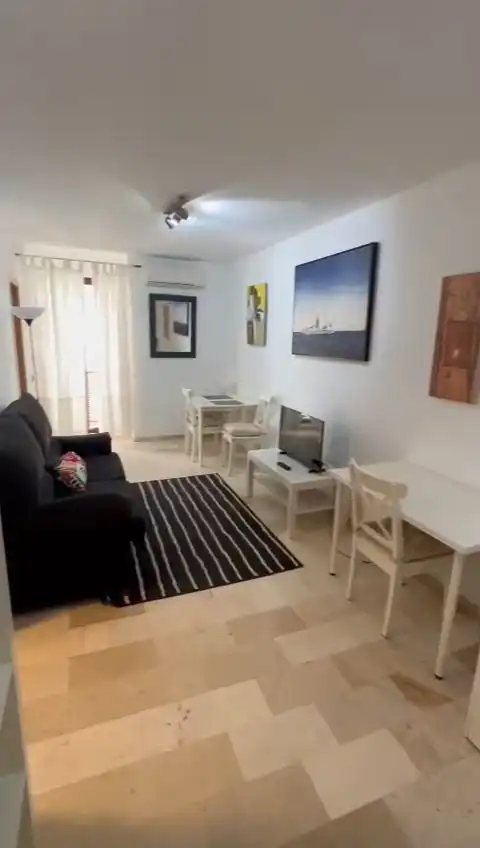 Sala d'estar de Apartament de lloguer en Granada amb Aire condicionat, Calefacció i Moblat