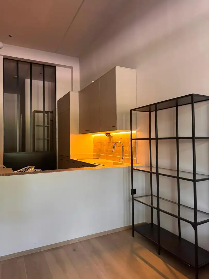 Cocina de Apartamento de alquiler en Madrid con Aire acondicionado, Calefacción y Amueblado