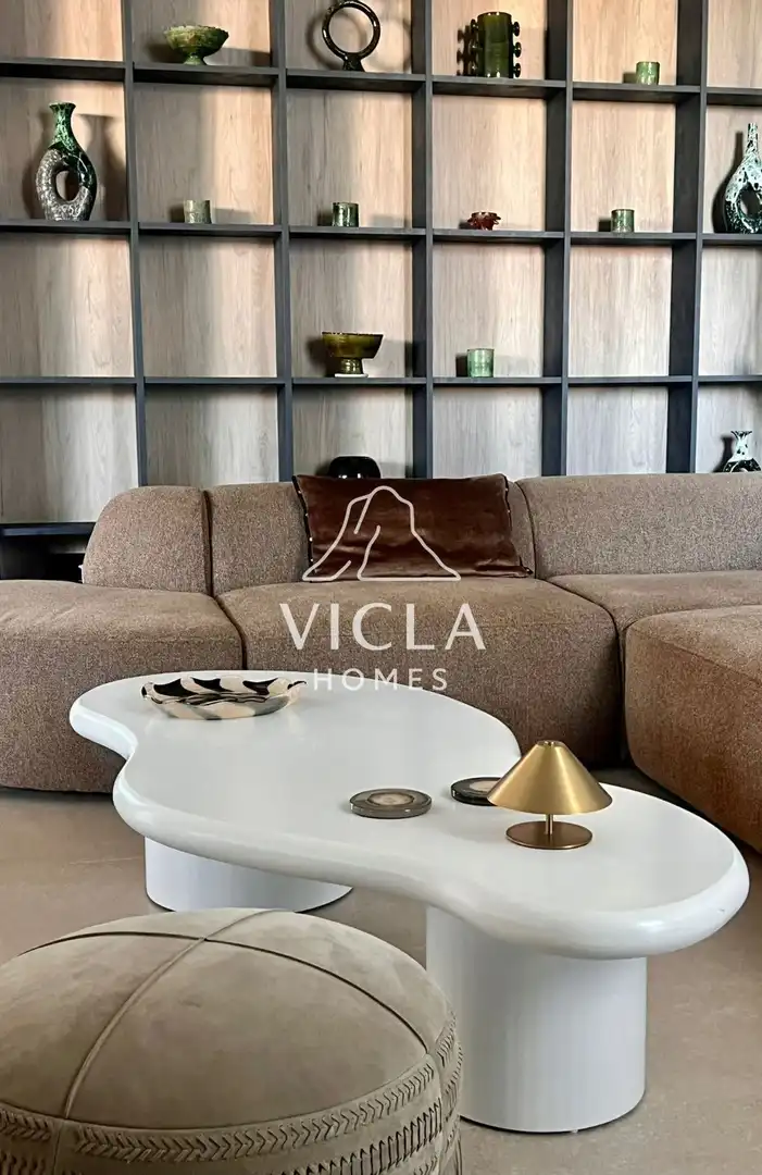Wohnzimmer von Wohnung zur Miete in Santa Eulària des Riu mit Klimaanlage, Heizung und Terrasse