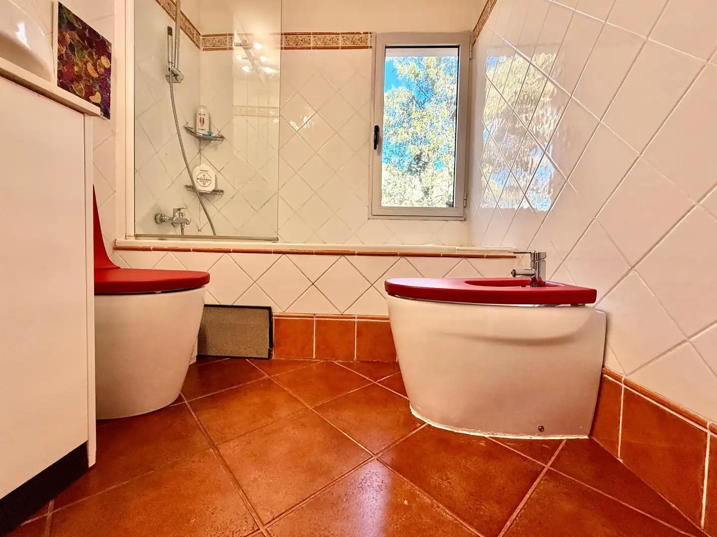 Baño de Finca rústica en venta en Murcia con Aire acondicionado, Jardín privado y Terraza