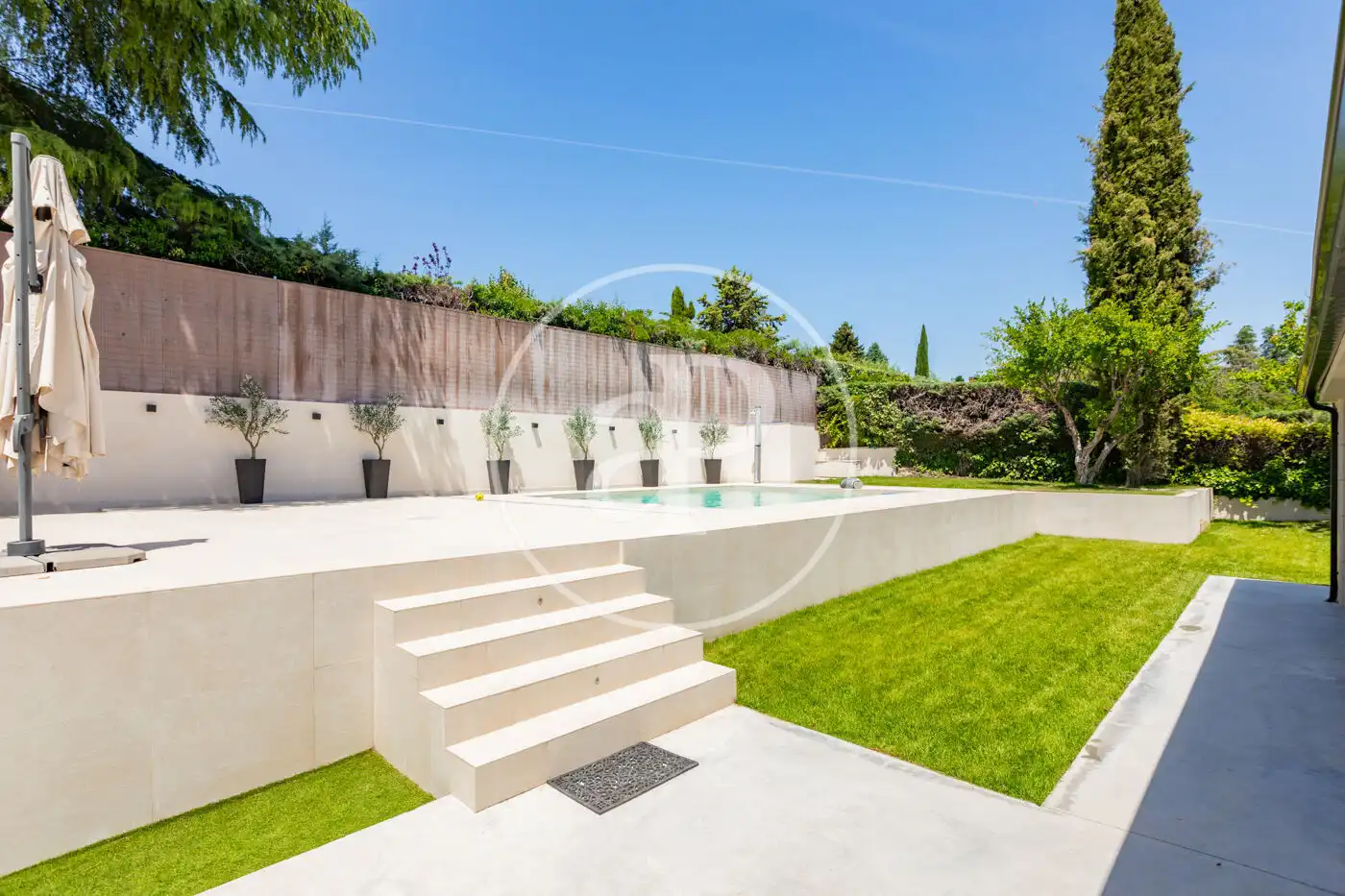 Terrasse von Haus oder Chalet zum Verkauf in Pozuelo de Alarcón mit Klimaanlage, Heizung und Privatgarten