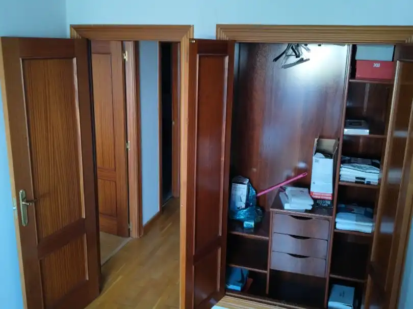 Schlafzimmer von Wohnung zur Miete in Valverde de la Virgen mit Heizung, Parkett und Abstellraum