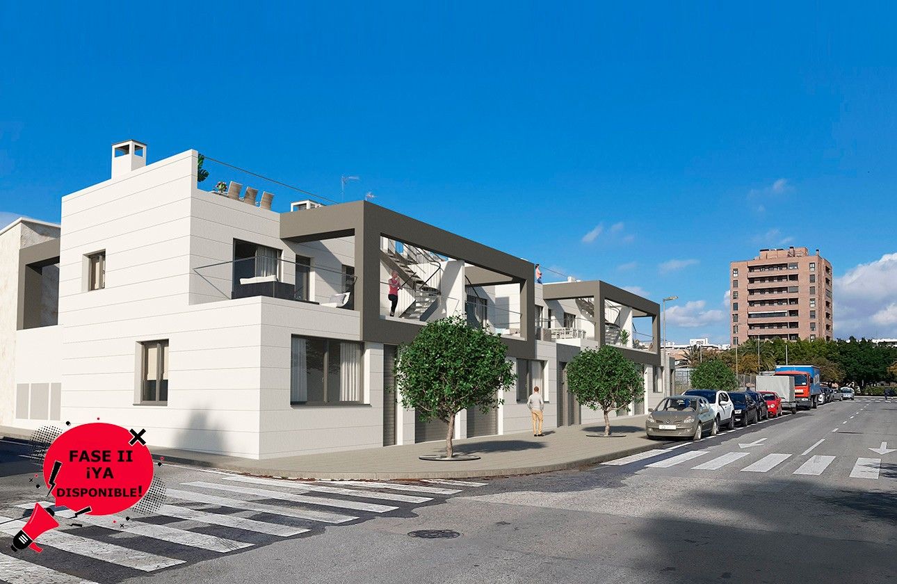 Vista exterior de Casa o xalet en venda en Alicante / Alacant amb Aire condicionat, Calefacció i Jardí privat