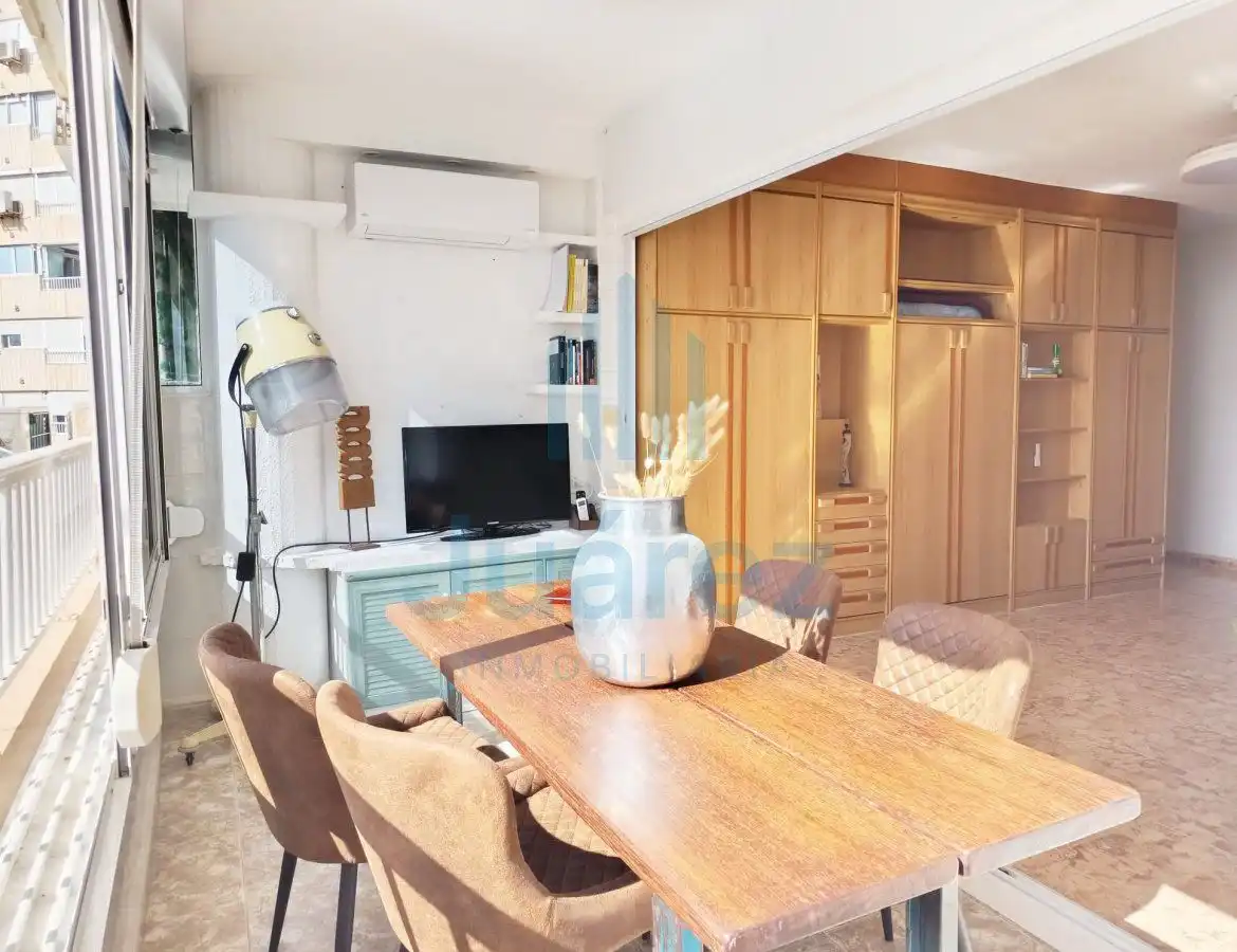 Wohnzimmer von Wohnung zur Miete in Alicante / Alacant mit Klimaanlage, Terrasse und Möbliert