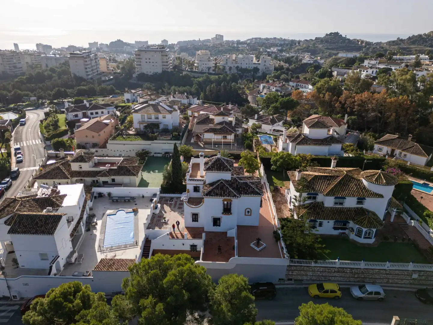 Vista exterior de Casa o xalet en venda en Benalmádena amb Aire condicionat, Terrassa i Traster