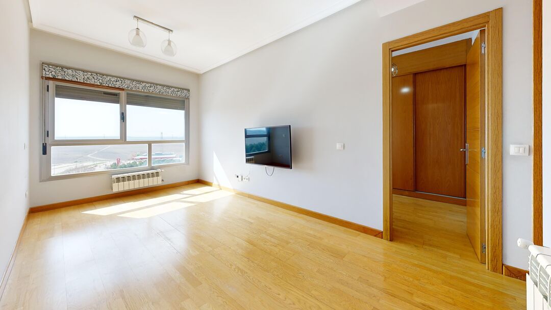 Living room of Flat for rent in  Madrid Capital  with Air Conditioner, Heating and Terrace