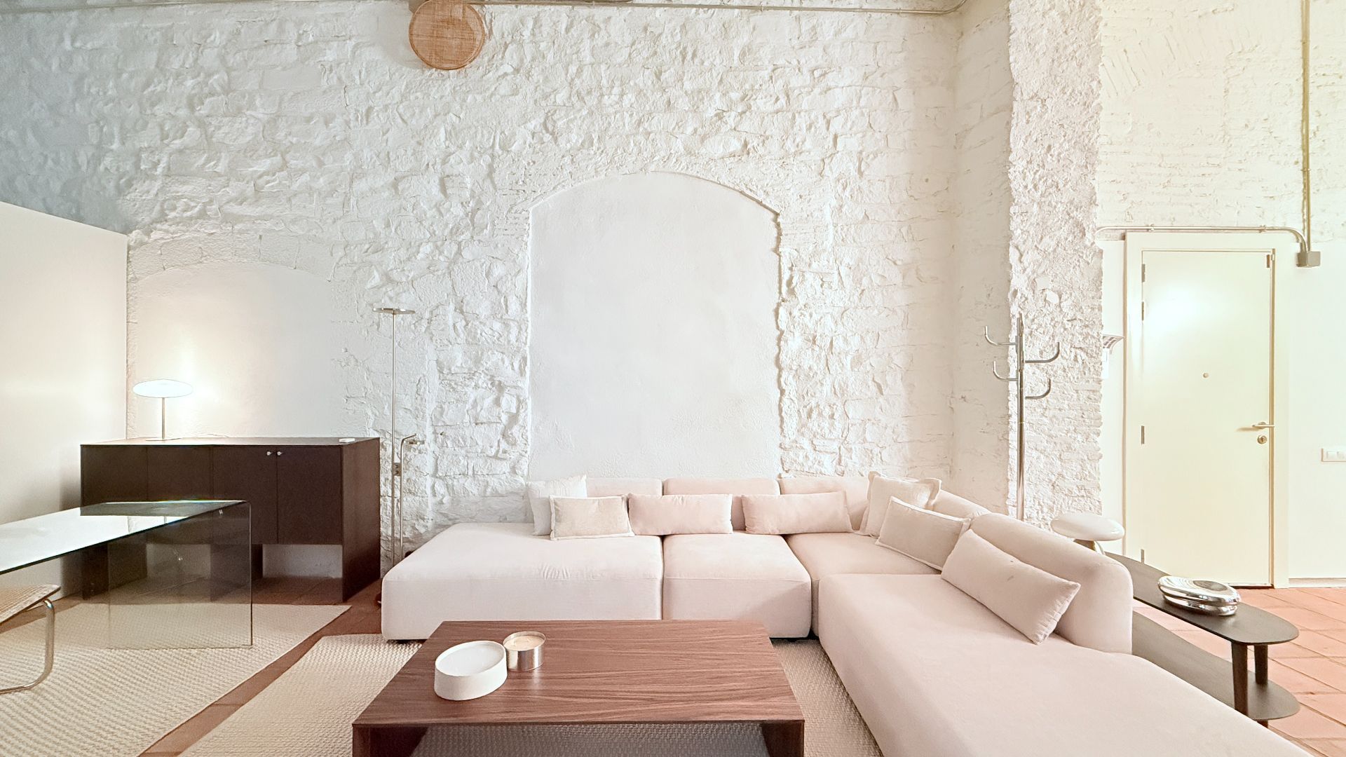 Living room of Flat to rent in  Barcelona Capital  with Furnished