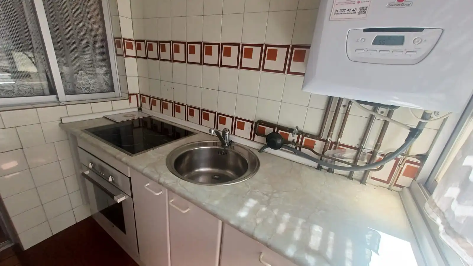 Küche von Wohnung zum Verkauf in Collado Villalba mit Heizung, Parkett und Terrasse