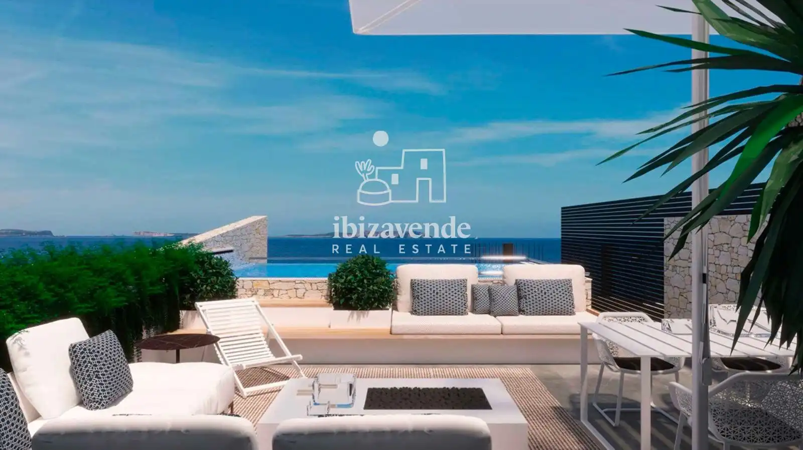Terrace of Attic for sale in Sant Antoni de Portmany  with Heating, Private garden and Terrace