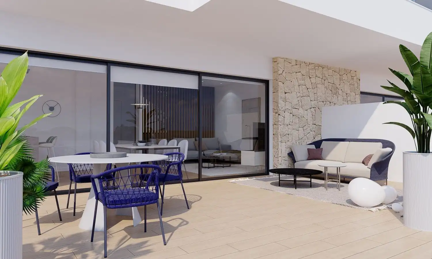 Terrassa de Dúplex en venda en Monforte del Cid amb Aire condicionat, Calefacció i Jardí privat