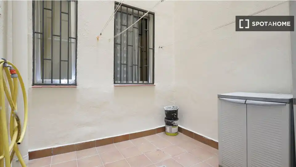 Terrassa de Apartament per a compartir en Madrid amb Aire condicionat, Calefacció i Terrassa