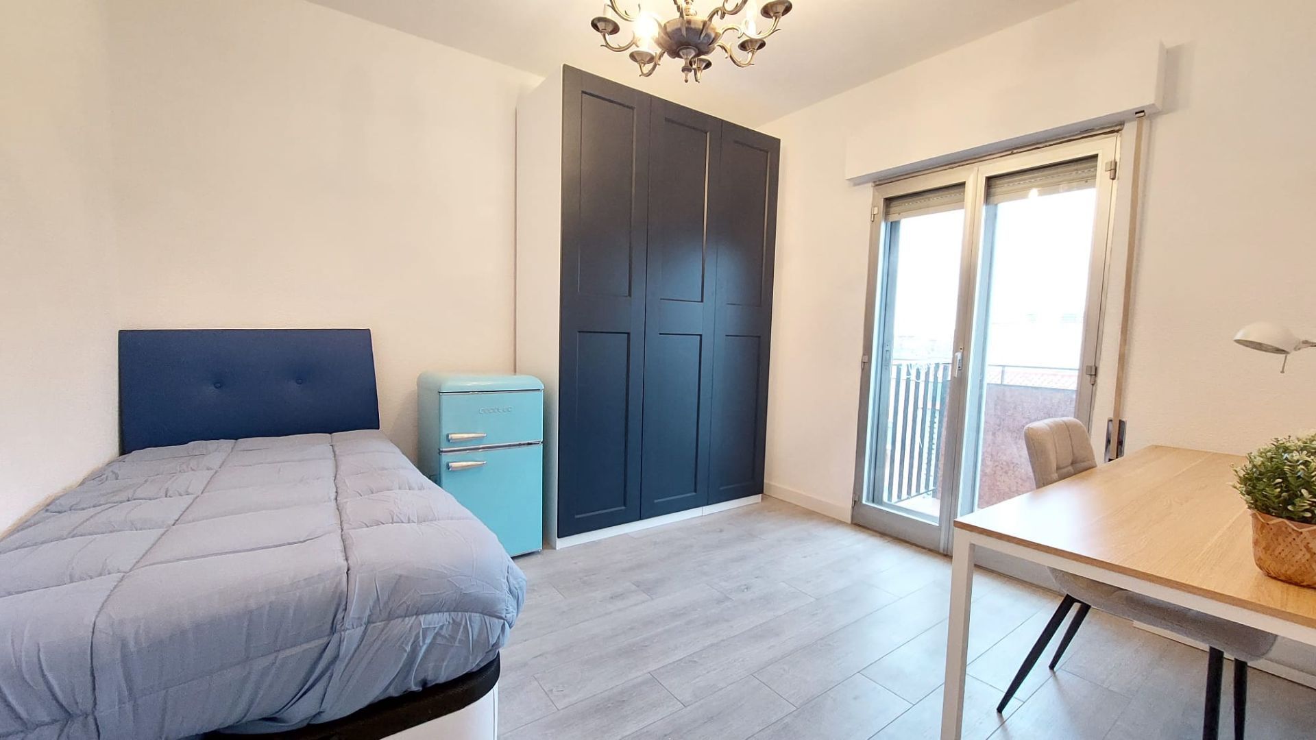 Bedroom of Flat to share in  Madrid Capital  with Heating, Terrace and Furnished