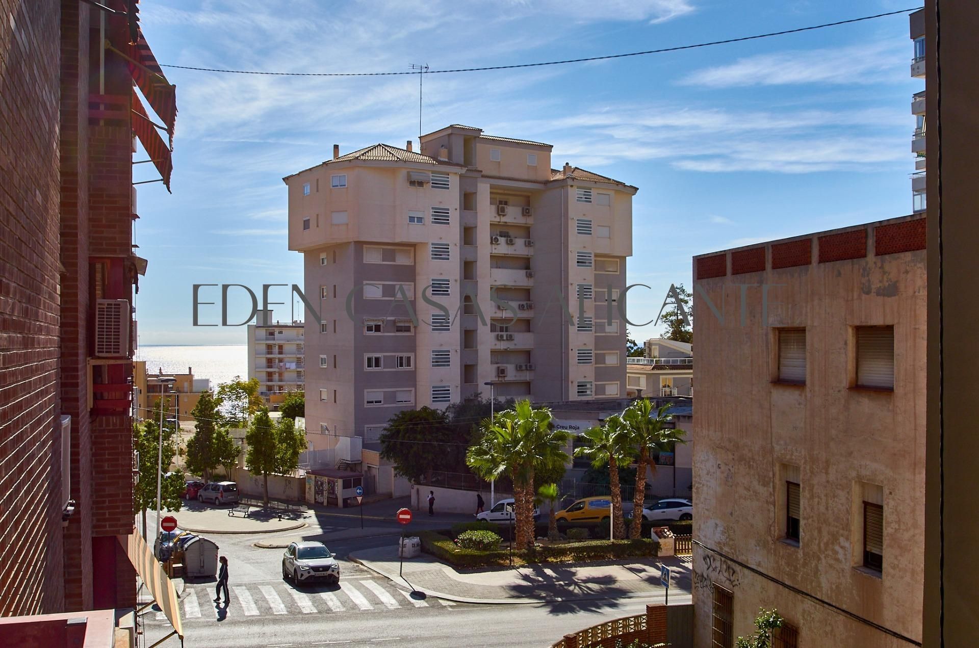 Vista exterior de Apartamento en venta en Villajoyosa / La Vila Joiosa con Aire acondicionado, Calefacción y Jardín privado