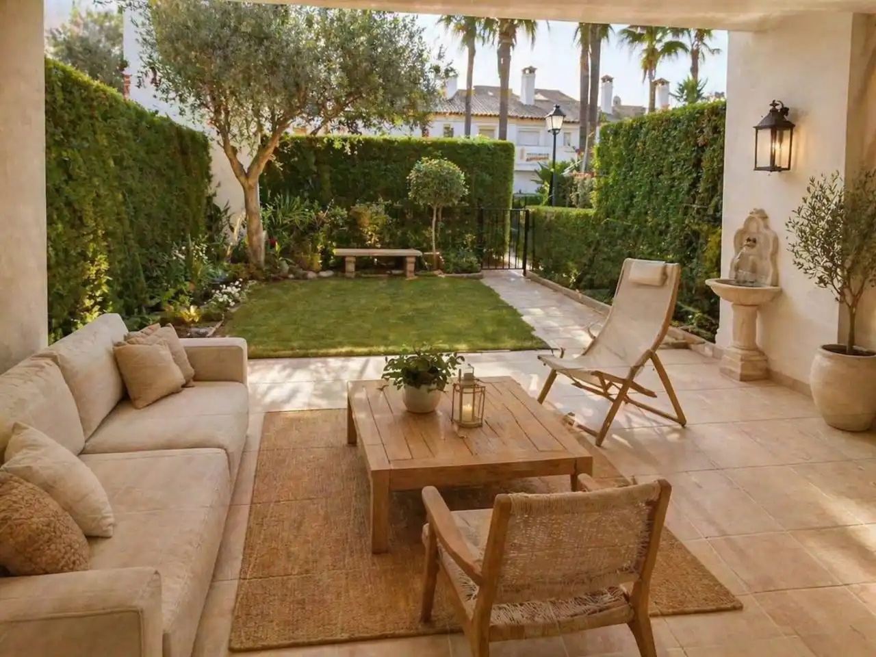 Terrace of Detached homes for sale in Marbella  with Terrace and Community pool