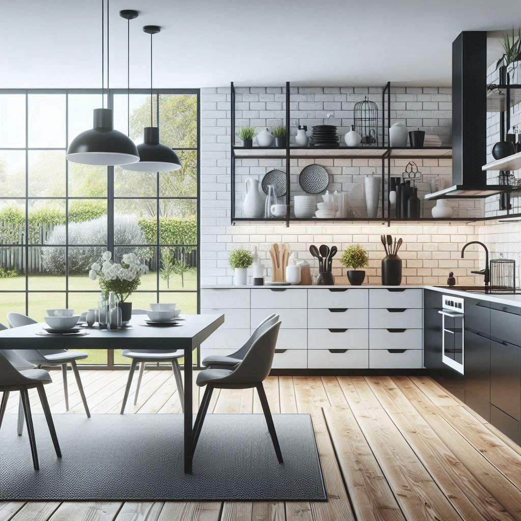 Kitchen of Single-family semi-detached for sale in  Madrid Capital  with Heating, Private garden and Storage room