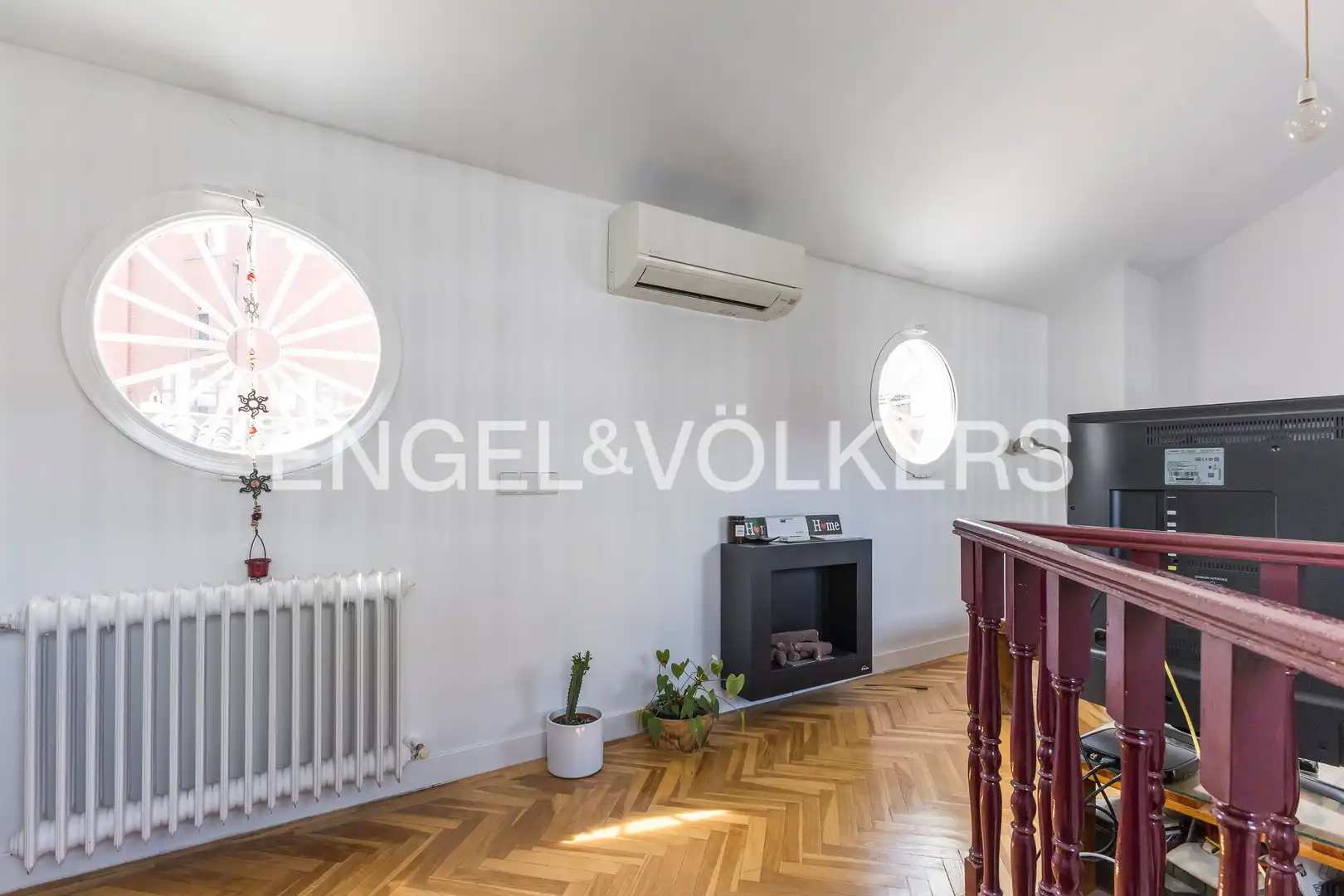 Wohnzimmer von Wohnung zum Verkauf in Madrid mit Klimaanlage und Heizung