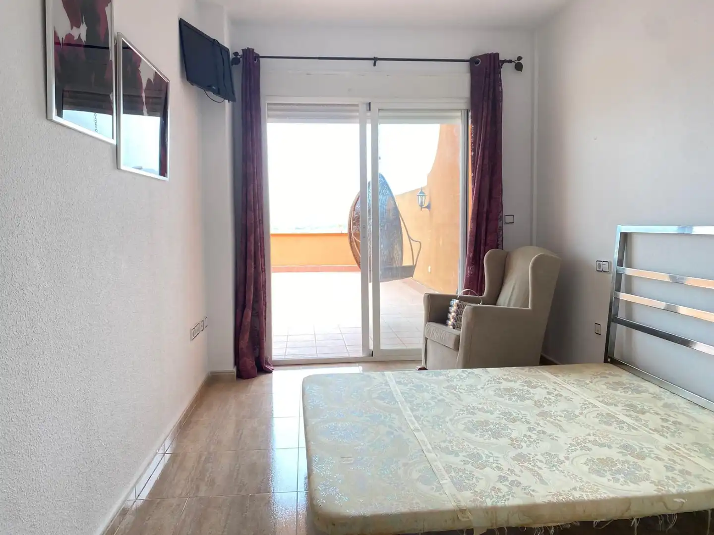 Schlafzimmer von Wohnung zum Verkauf in Águilas mit Klimaanlage, Terrasse und Abstellraum