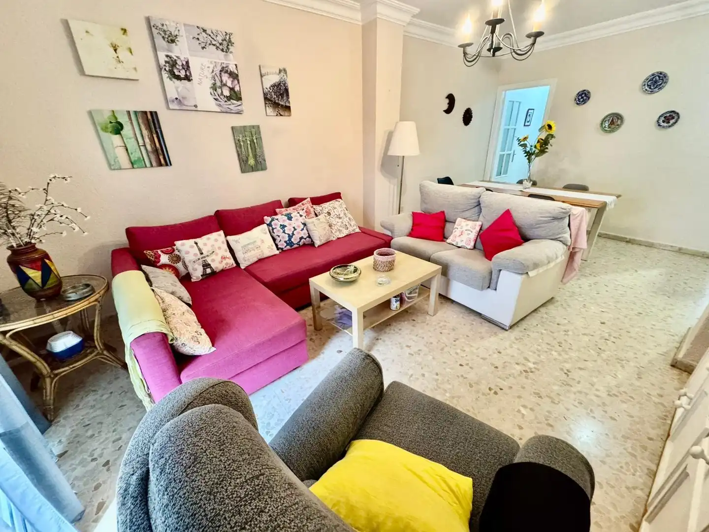 Sala de estar de Planta baja en venta en Punta Umbría con Amueblado y Balcón